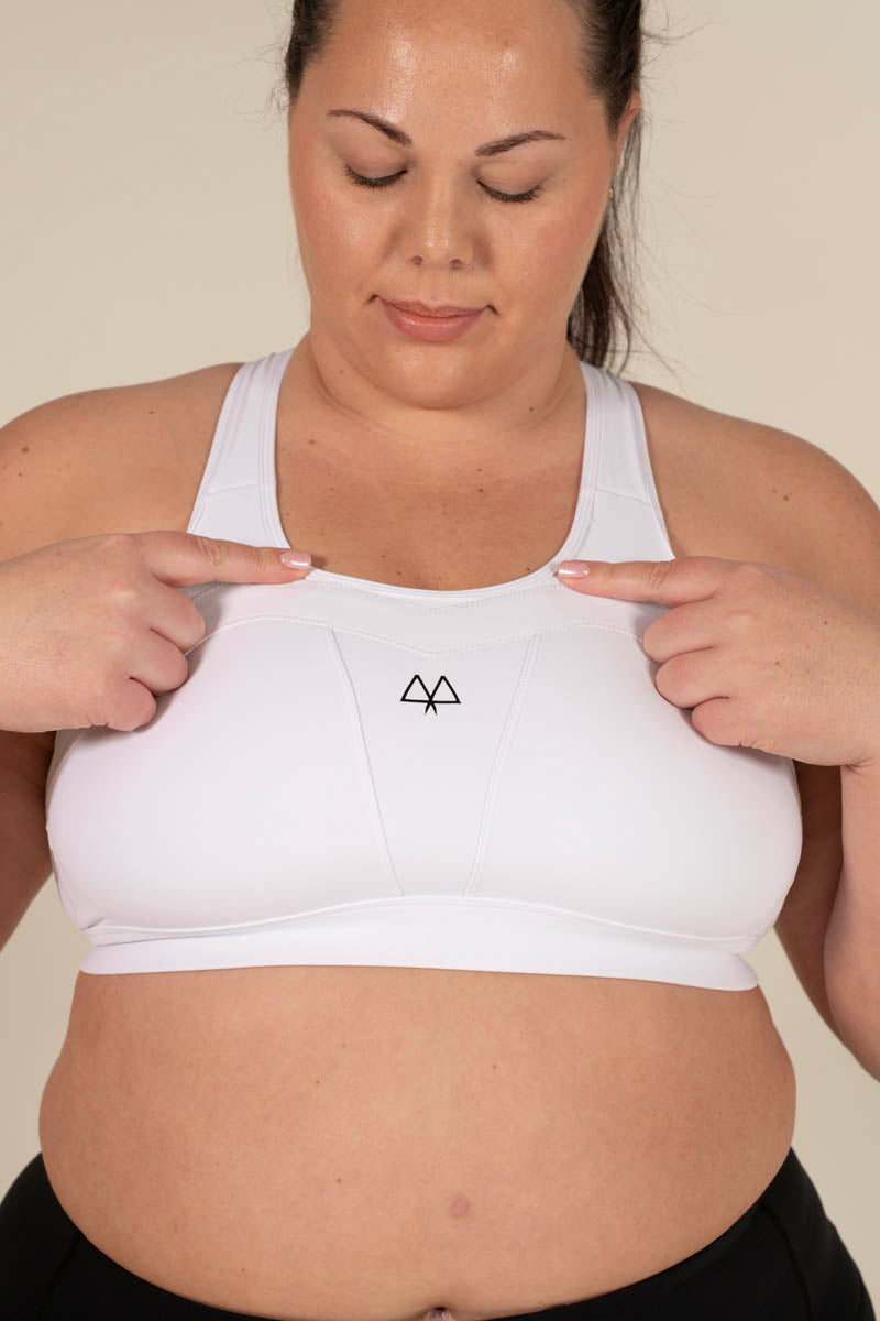 Maaree empower sports bra white