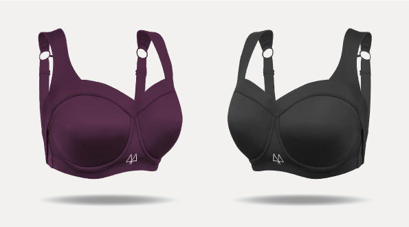 Maaree Battle Bra Black and Plum