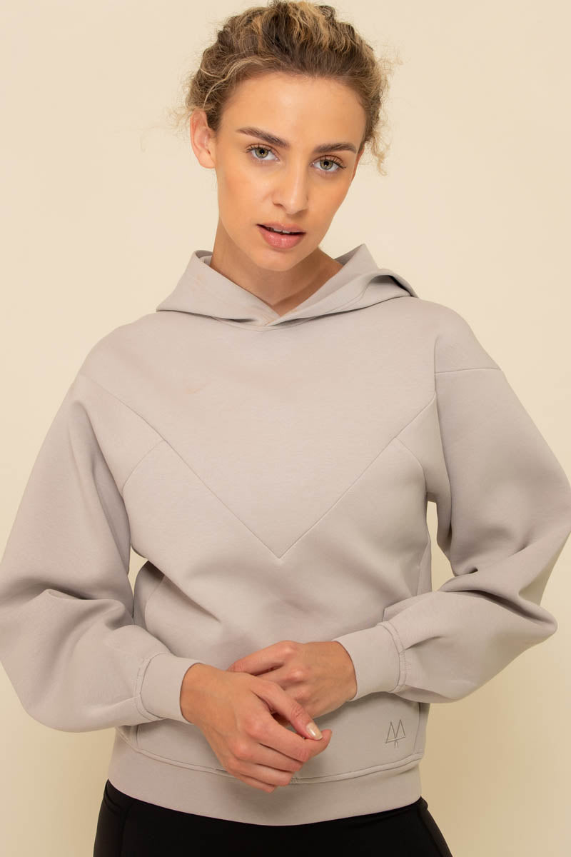 Maaree uplift oversixed hoodie stone