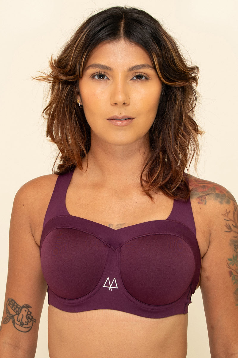 Maaree Battle Encapsulation sports bra plum