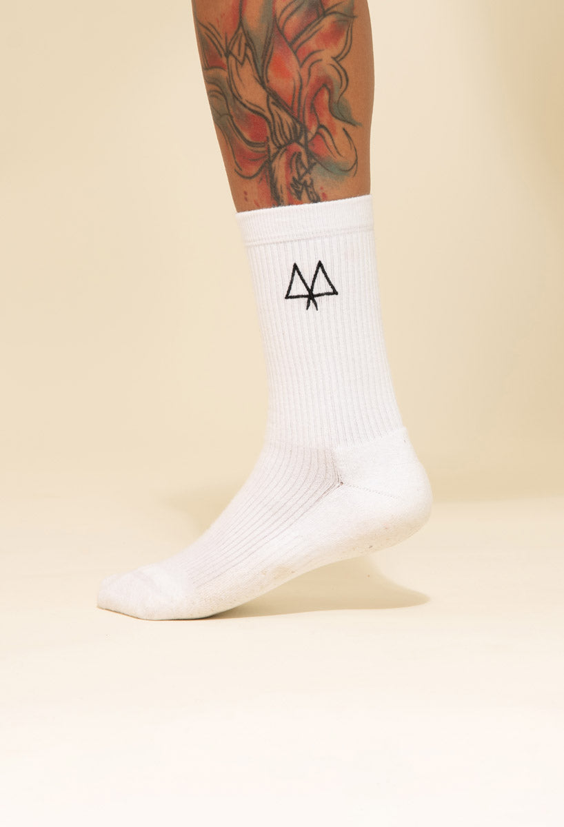 Maaree crew sock white