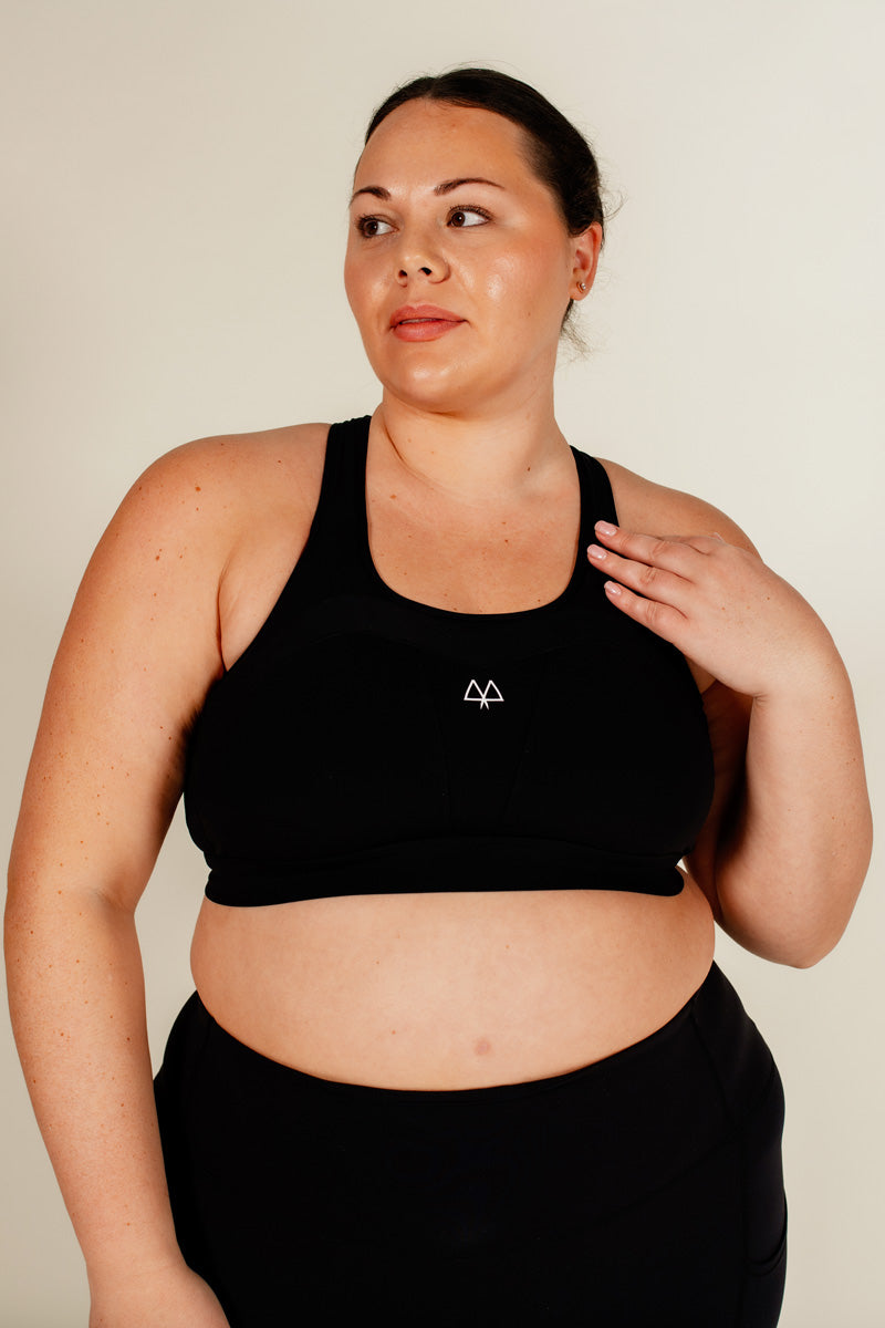 Maaree Empower Sports Bra and Black Uplift Leggings Black